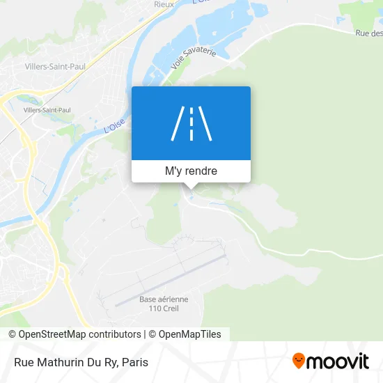 Rue Mathurin Du Ry plan