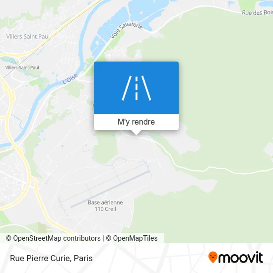 Rue Pierre Curie plan