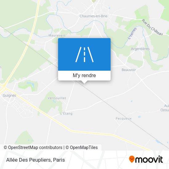 Allée Des Peupliers plan