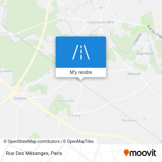 Rue Des Mésanges plan