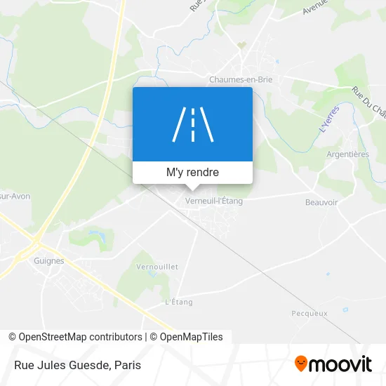 Rue Jules Guesde plan