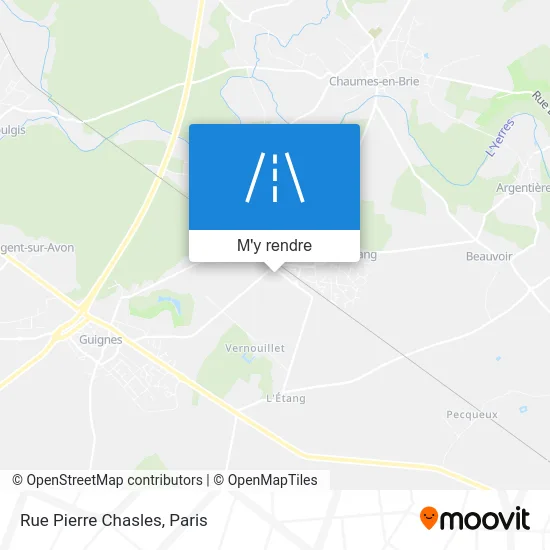 Rue Pierre Chasles plan