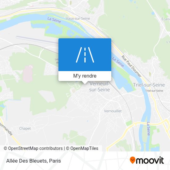 Allée Des Bleuets plan