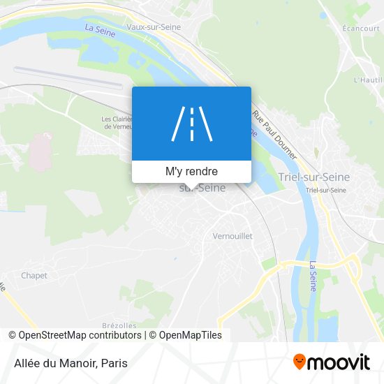 Allée du Manoir plan