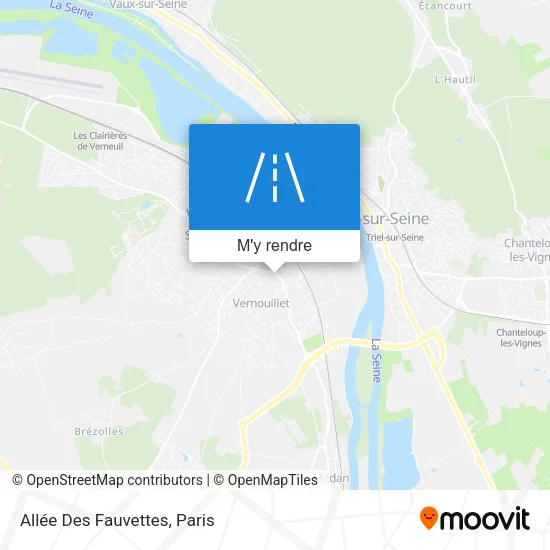 Allée Des Fauvettes plan