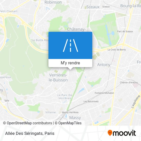 Allée Des Séringats plan