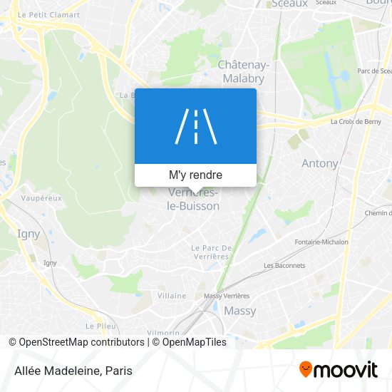 Allée Madeleine plan