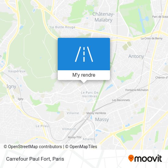 Carrefour Paul Fort plan