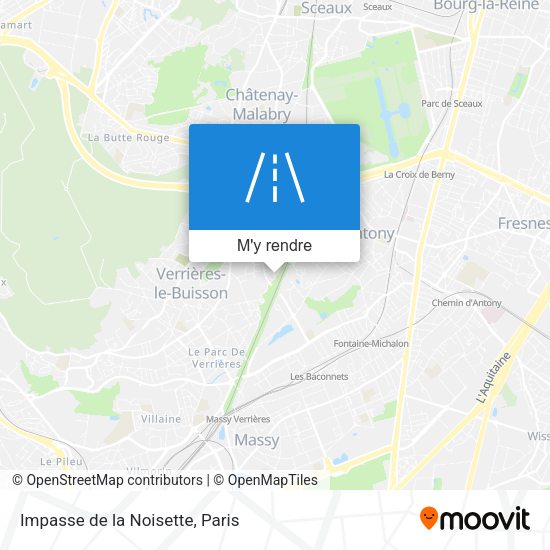 Impasse de la Noisette plan
