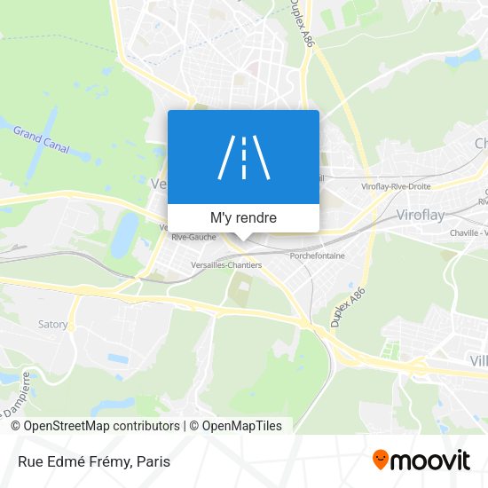 Rue Edmé Frémy plan
