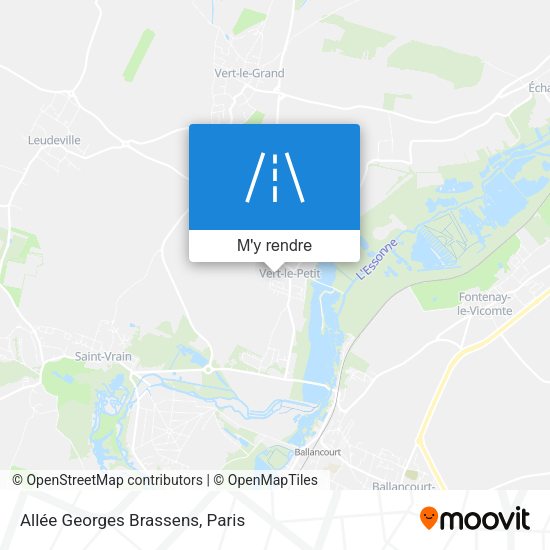 Allée Georges Brassens plan