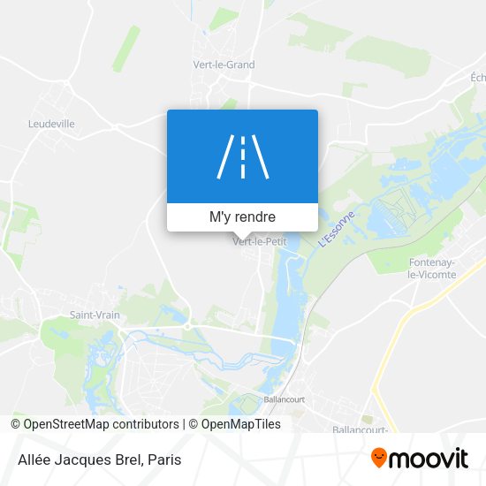Allée Jacques Brel plan