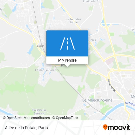 Allée de la Futaie plan