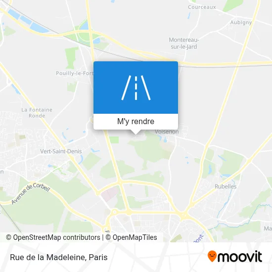 Rue de la Madeleine plan