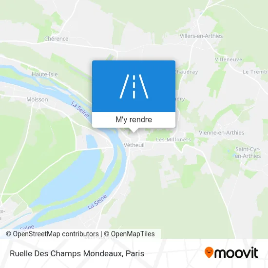 Ruelle Des Champs Mondeaux plan