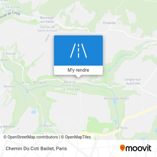 Chemin Du Coti Baiilet plan
