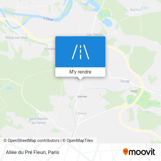 Allée du Pré Fleuri plan