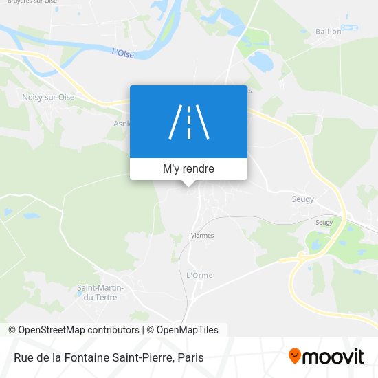 Rue de la Fontaine Saint-Pierre plan