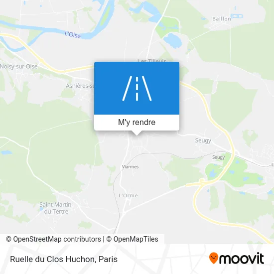 Ruelle du Clos Huchon plan