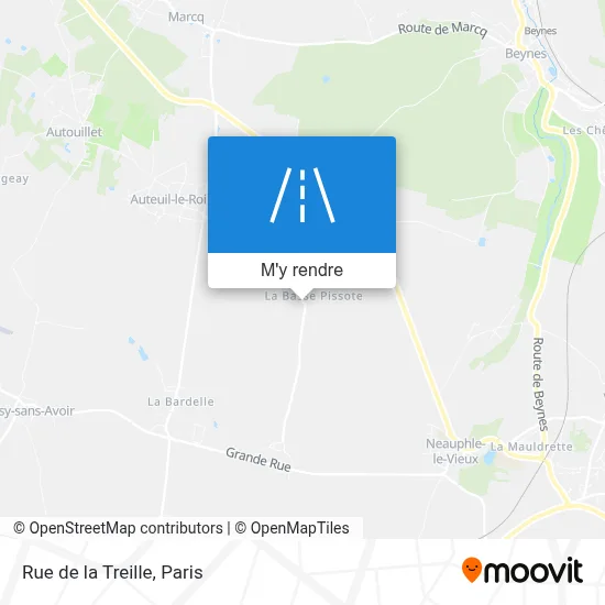 Rue de la Treille plan