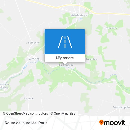 Route De La Vallée plan