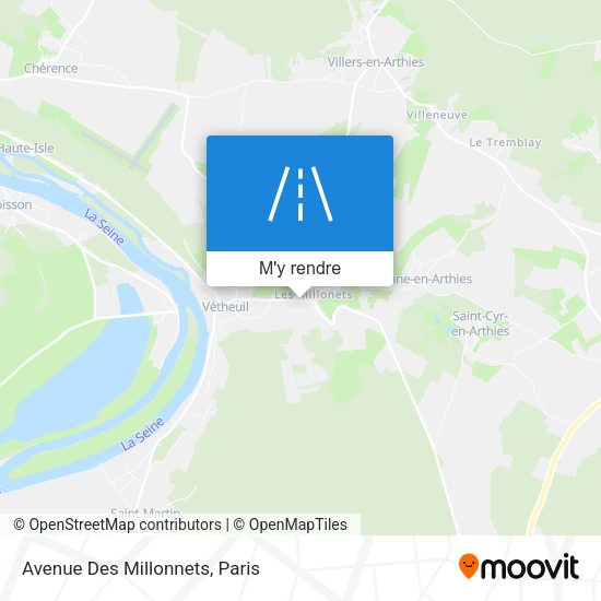 Avenue Des Millonnets plan
