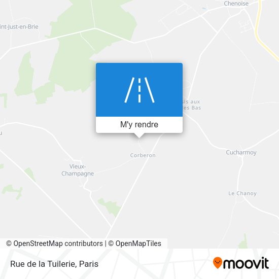 Rue de la Tuilerie plan