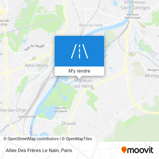 Allée Des Frères Le Nain plan