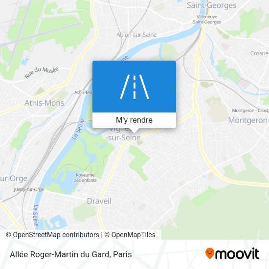 Allée Roger-Martin du Gard plan