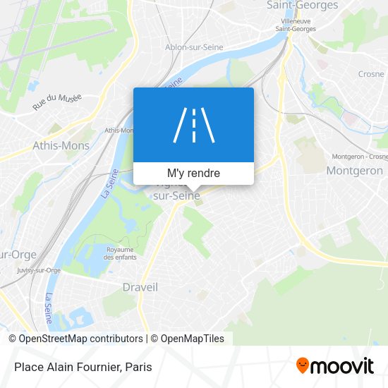 Place Alain Fournier plan