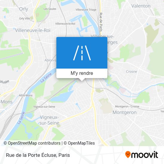 Rue de la Porte Écluse plan
