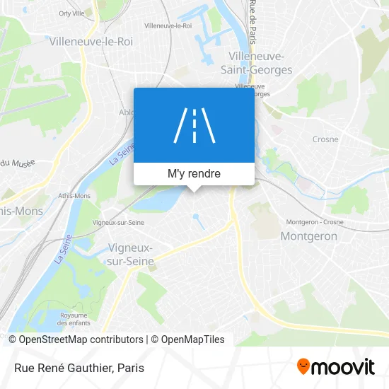 Rue René Gauthier plan