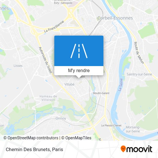 Chemin Des Brunets plan