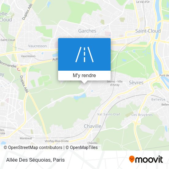 Allée Des Séquoias plan