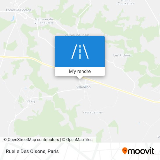 Ruelle Des Oisons plan