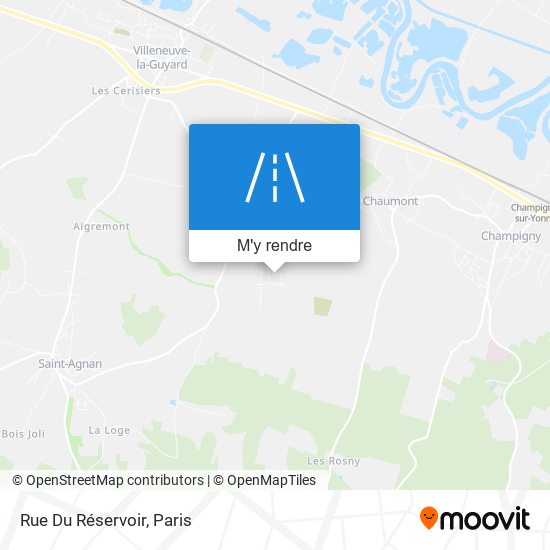 Rue Du Réservoir plan