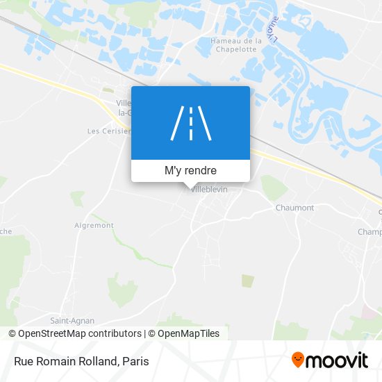 Rue Romain Rolland plan