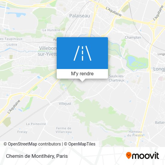 Chemin de Montlhéry plan