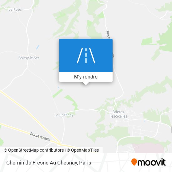 Chemin Du Fresne Au Chesnay plan