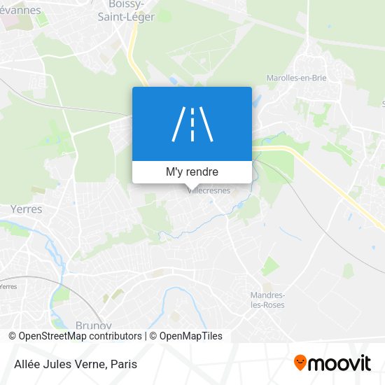 Allée Jules Verne plan