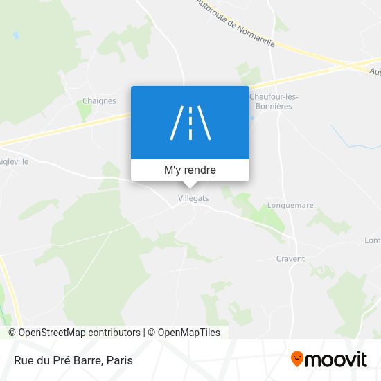 Rue Du Pré Barre plan