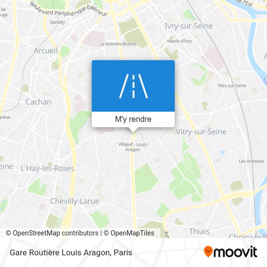 Gare Routière Louis Aragon plan