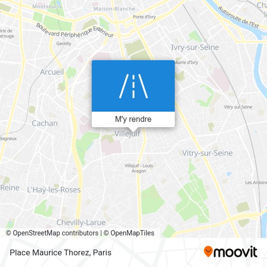 Place Maurice Thorez plan