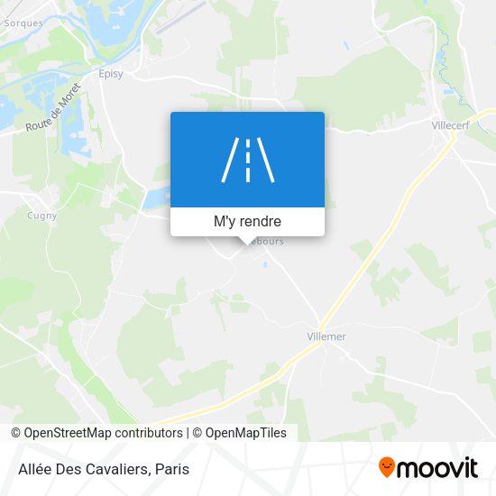 Allée Des Cavaliers plan