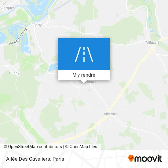 Allée Des Cavaliers plan
