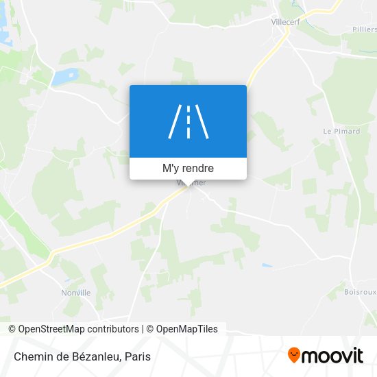 Chemin de Bézanleu plan