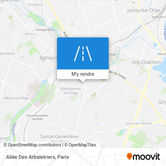 Allée Des Arbaletriers plan