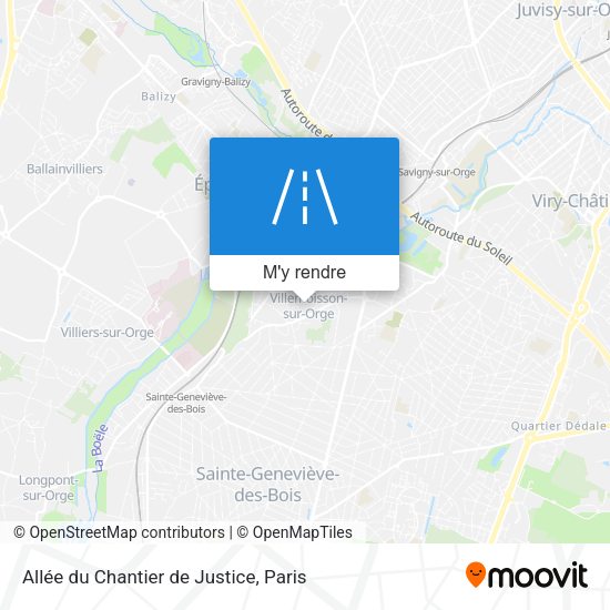 Allée du Chantier de Justice plan