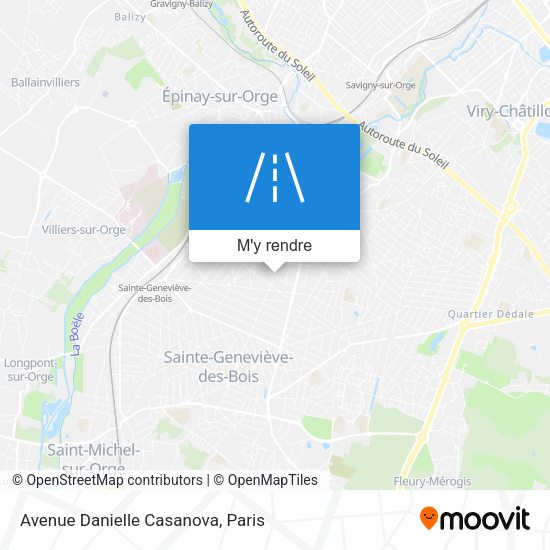 Avenue Danielle Casanova plan