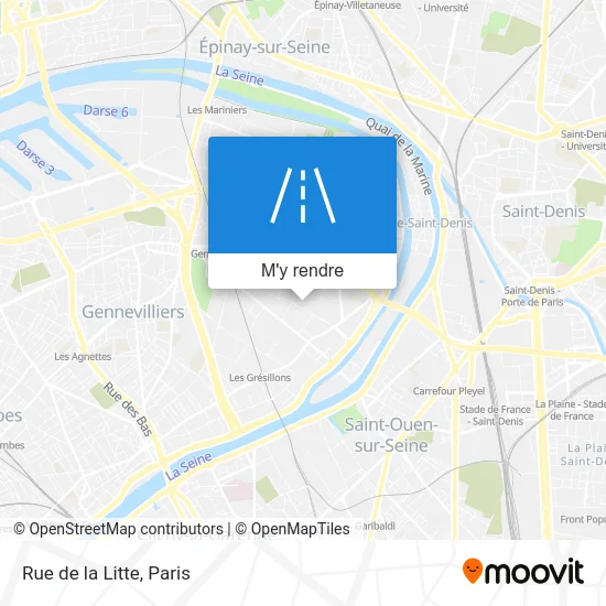 Rue de la Litte plan